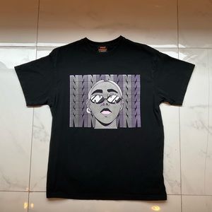 Pull&Bear Sicko19 black tee.